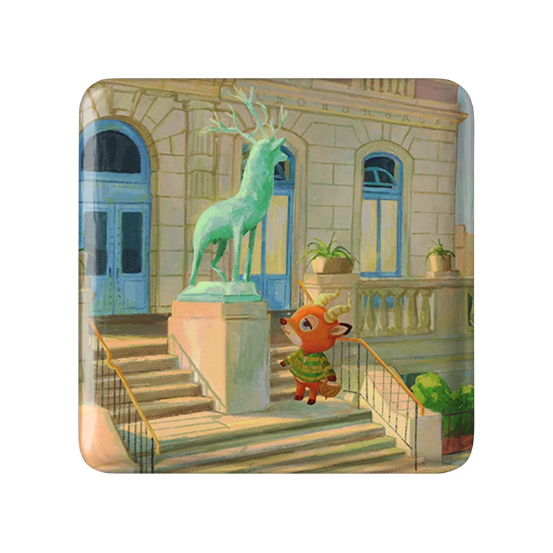 پیکسل خندالو طرح بازی انیمال کراسینگ Animal Crossing مدل مربعی کد 32663