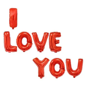 بادکنک فویلی بانیبو مدل I Love You کد3 سایز 120
