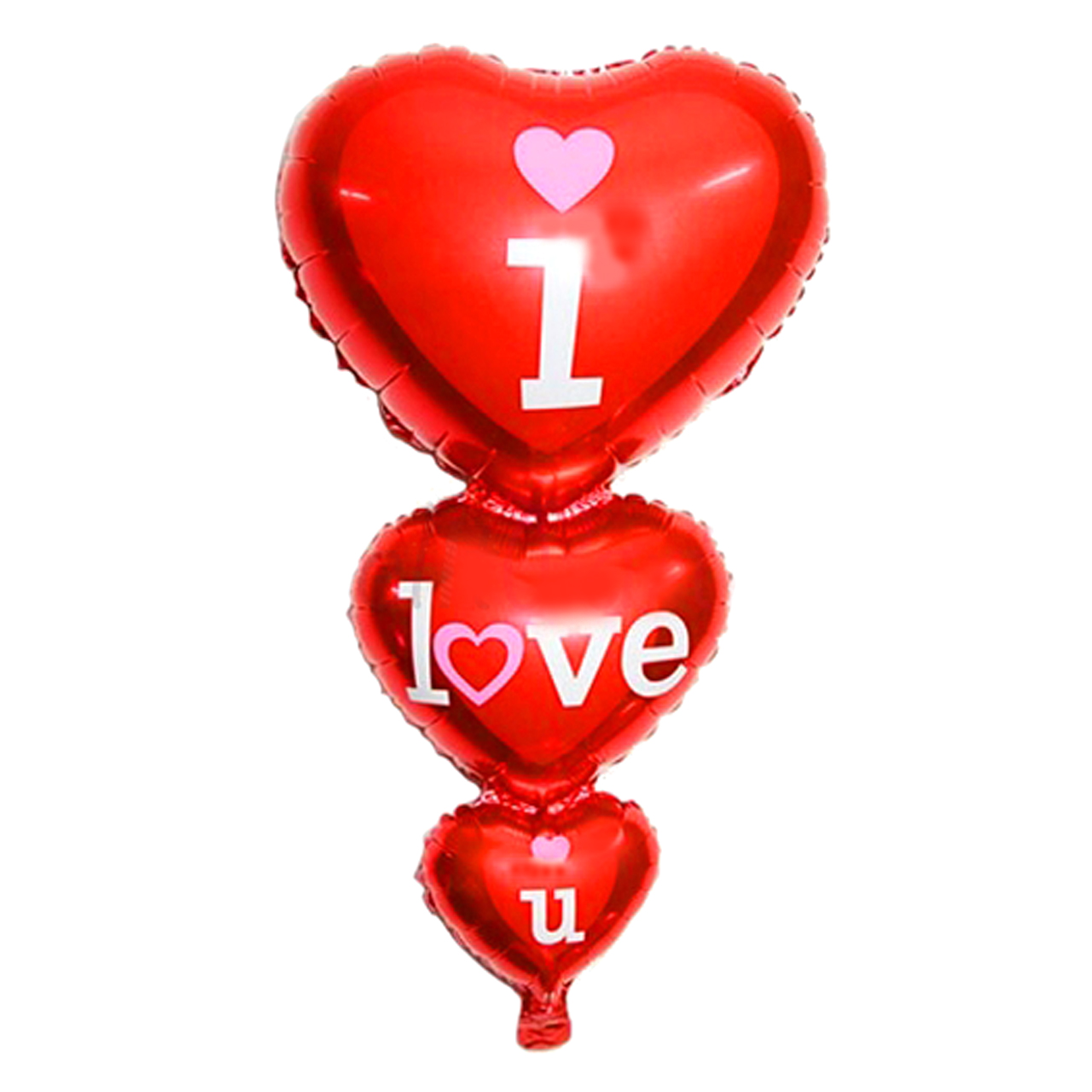 بادکنک فویلی بانیبو مدل I Love You مجموعه 3تکه سایز 150