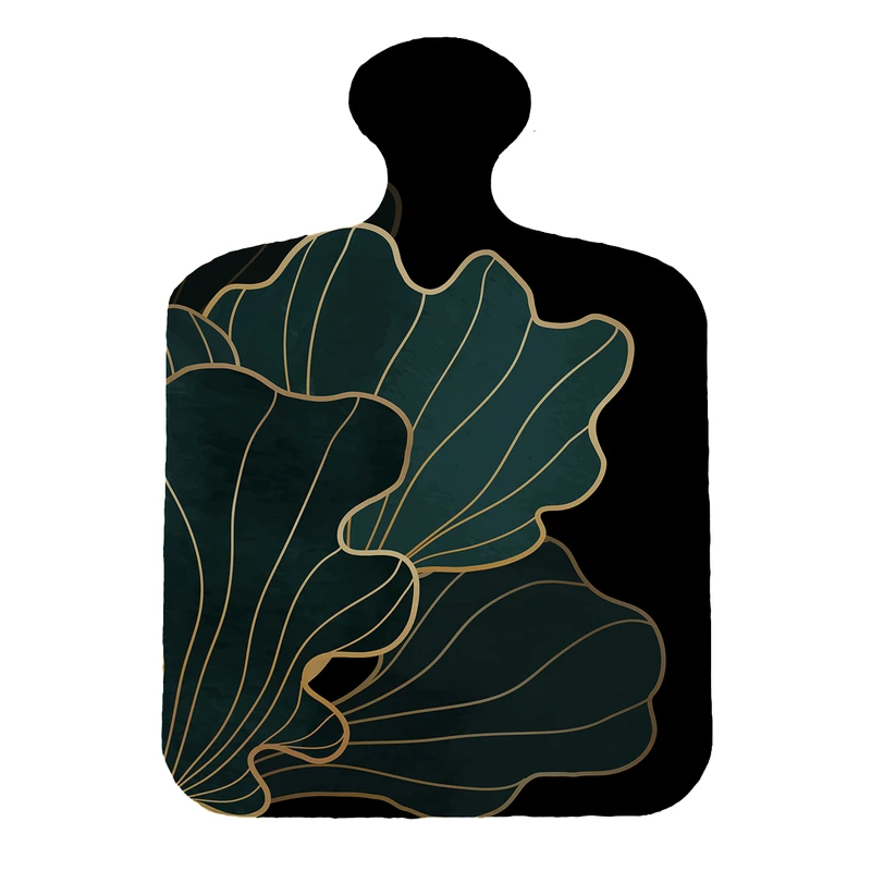 پادری مدل تخته گوشت طرح برگ کد 8996 سایز 110×80 سانتی متر 