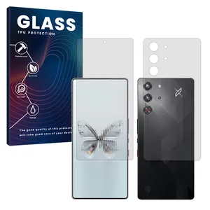 Glass Resistant model matte screen protector suitable for ZTE Nubia Red Magic 10 Pro mobile phone along with the back protector