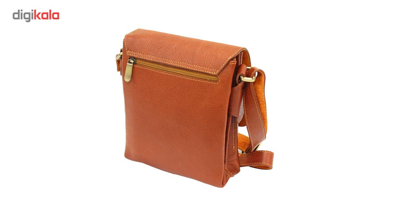 کیف دوشی چرم طبیعی آروین چرم مدل 127