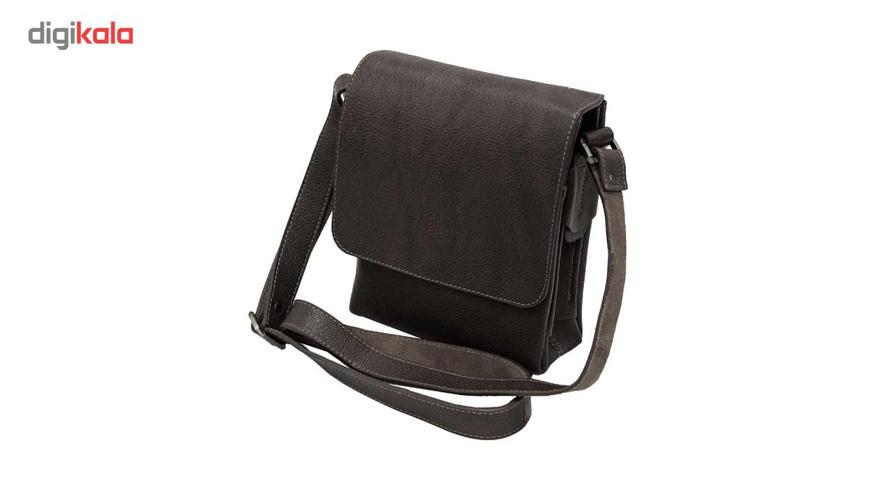 کیف دوشی چرم طبیعی آروین چرم مدل 127