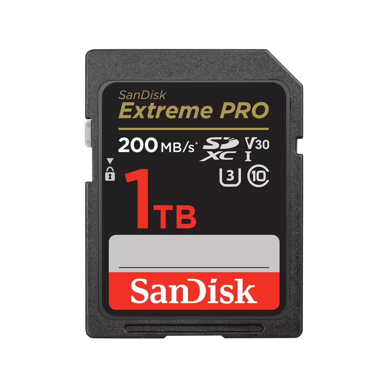 کارت حافظه SDXC سن دیسک مدل Extreme Pro V30 کلاس 10 استاندارد UHS-I U3 سرعت 200mbps ظرفیت یک ترابایت