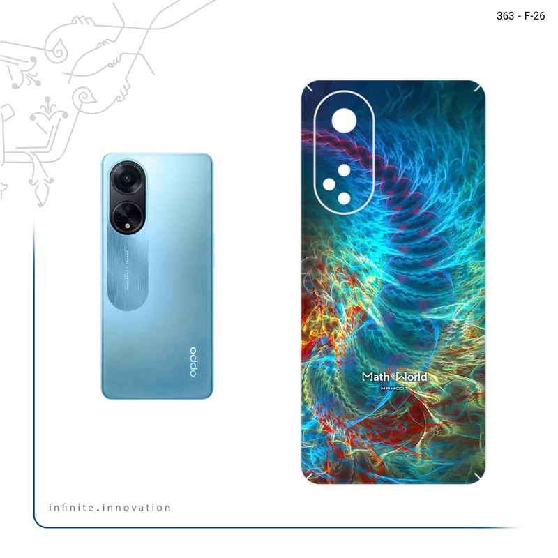 برچسب پوششی ماهوت مدل Mathematical Geometric Shape 1 مناسب برای گوشی موبایل اپو A98