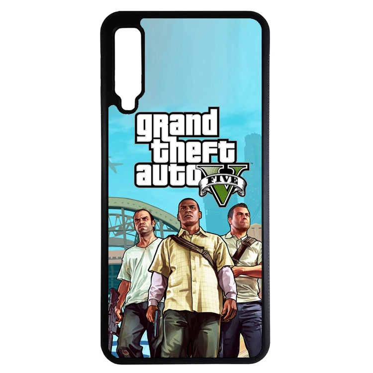 کاور طرح بازی جی تی ای  مناسب برای گوشی موبایل سامسونگ galaxy a750/a7 2018