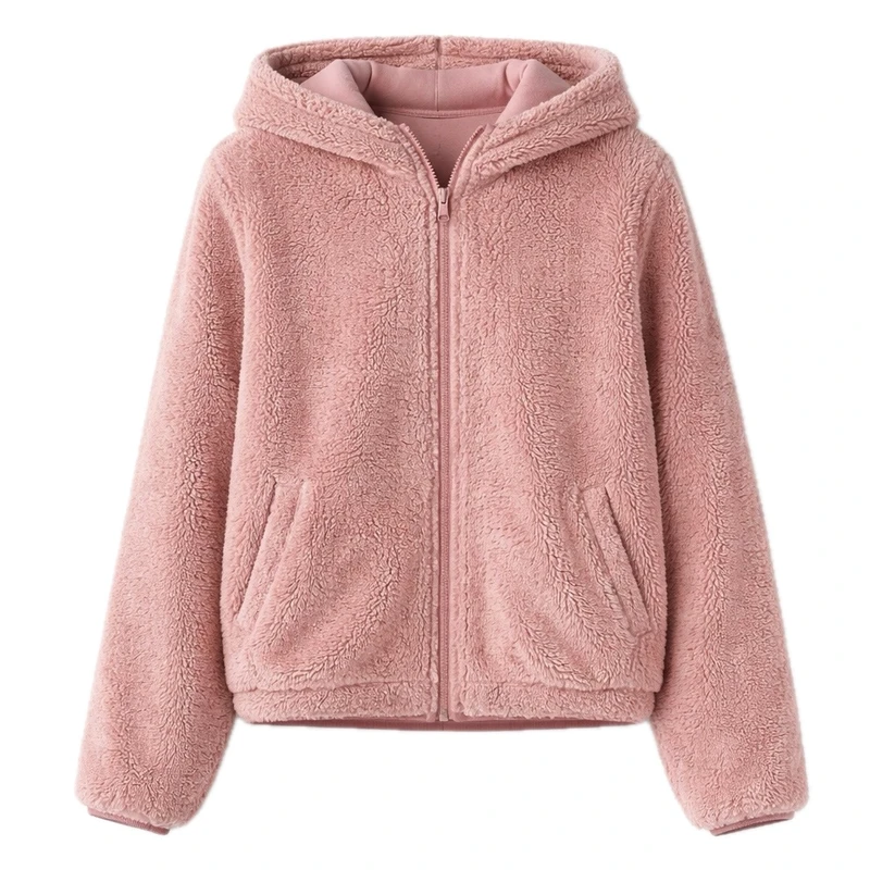 سویشرت دخترانه مدل تدی پشمی