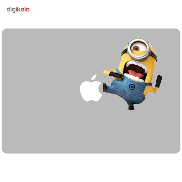 برچسب تزئینی ونسونی مدل Minion Kick مناسب برای مک بوک