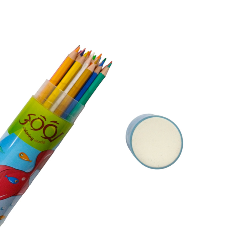 مداد رنگی 24 رنگ لووکی مدل 2024 طرح سمور