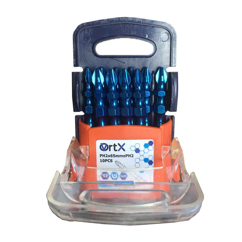 مجموعه 2 عددی سری پیچ گوشتی چهارسو ورتکس مدل PH-65-Bl