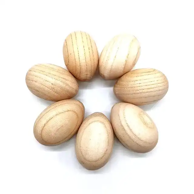 شیکر مدل تخم مرغی چوبی بسته 2 عددی