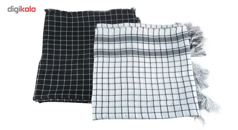 چفیه نخی مدل باران بسته 2 عددی