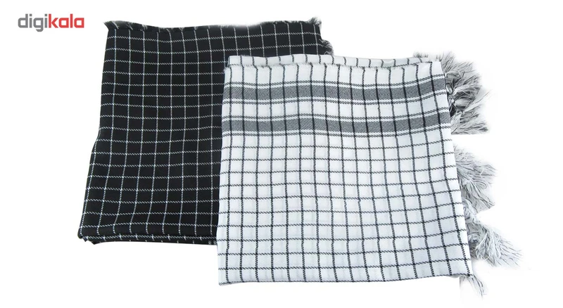 عکس شماره 2 : چفیه نخی مدل باران بسته 2 عددی