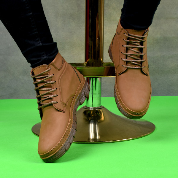 نیم بوت مردانه مدل دماوند کد Dgh رنگ قهوه ای