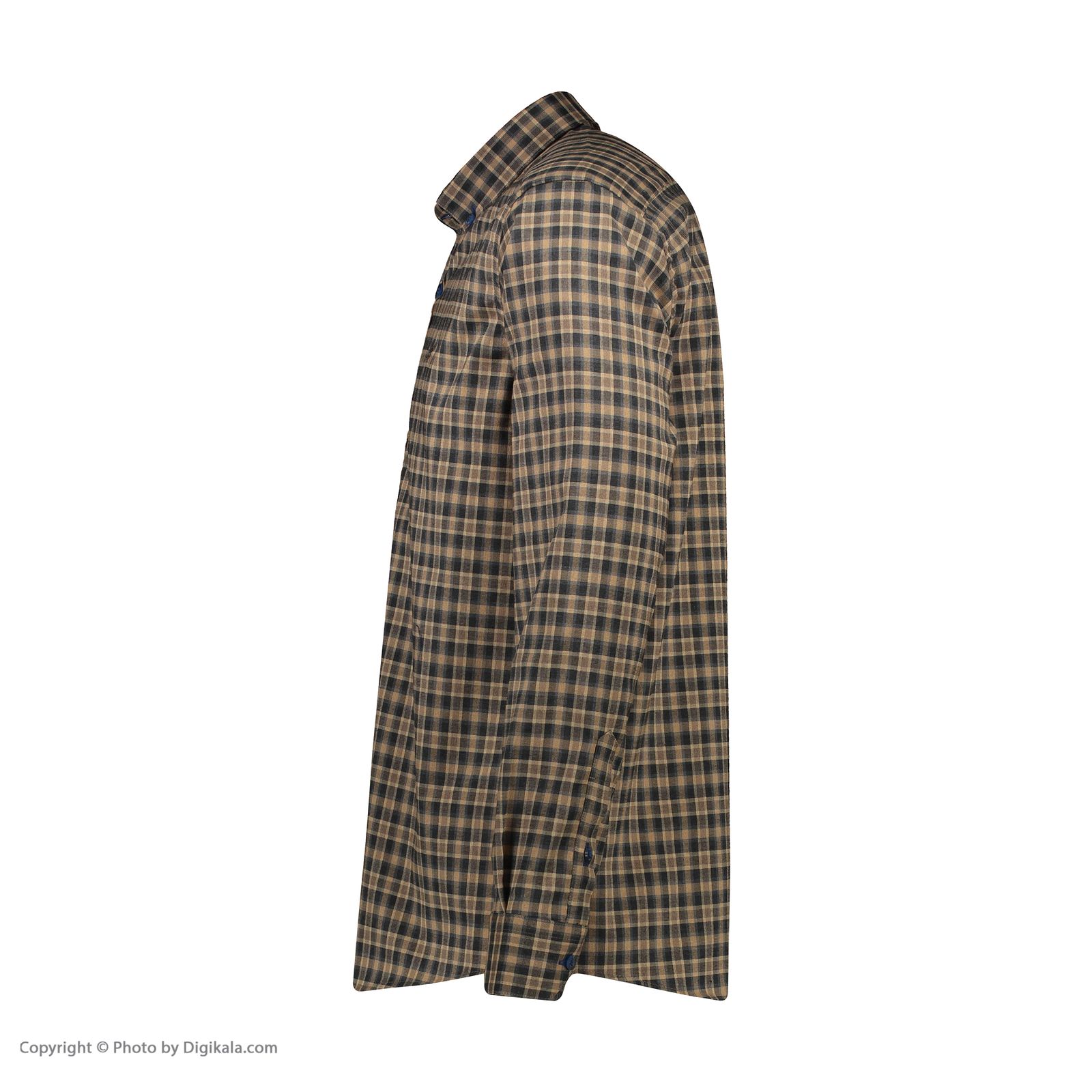 پیراهن آستین بلند مردانه برندس مدل 60104C02 - - 4