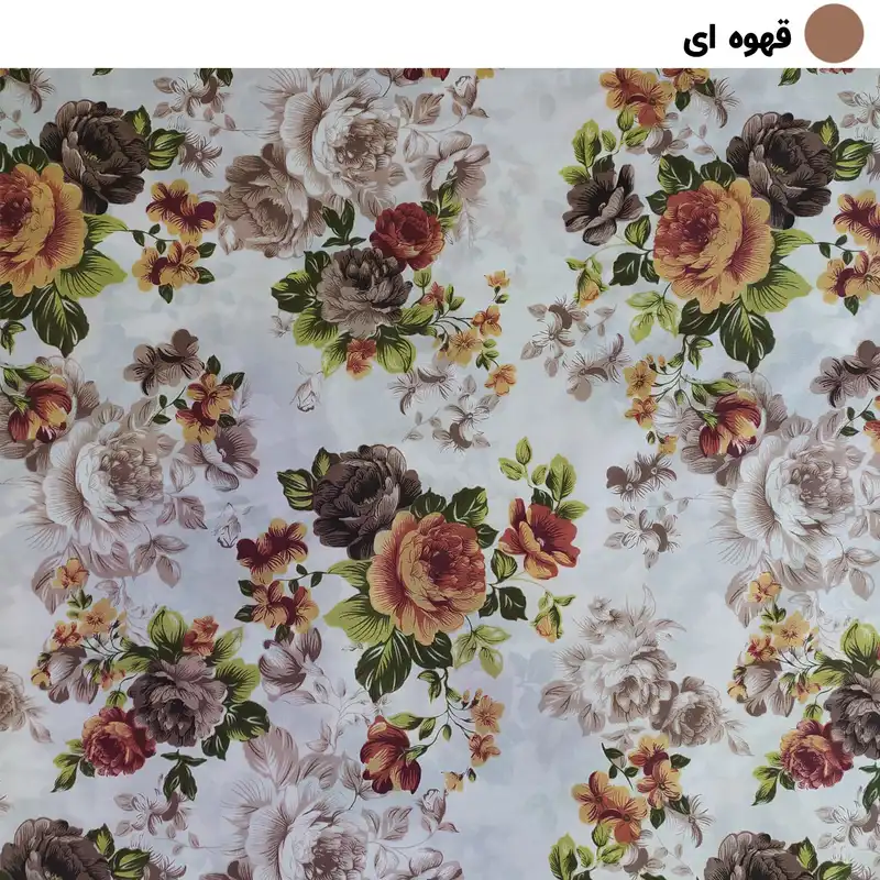 پرده سندس مدل گل کد 1149 سایز 190x180 سانتی متر
