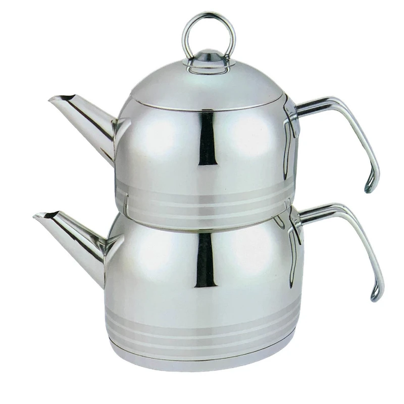 ست کتری و قوری کرکماز مدل A1630 گنجایش کتری 2 لیتر گنجایش قوری 1.3 لیتر