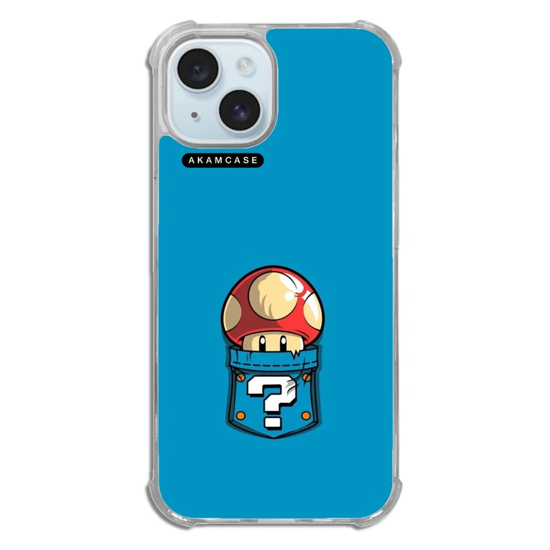 کاور آکام مدل AMCWTA15-SUPER MARIO18 مناسب برای گوشی موبایل اپل iPhone 15