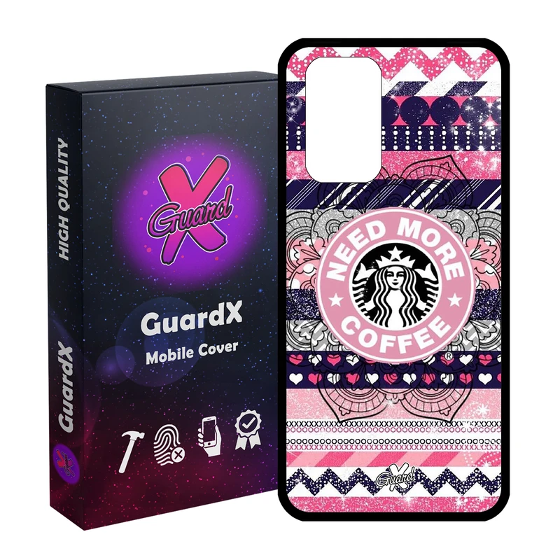 کاور گارد ایکس طرح Starbucks مدل Glass10070 مناسب برای گوشی موبایل شیائومی Redmi Note 10 Pro / Note 10 Pro Max