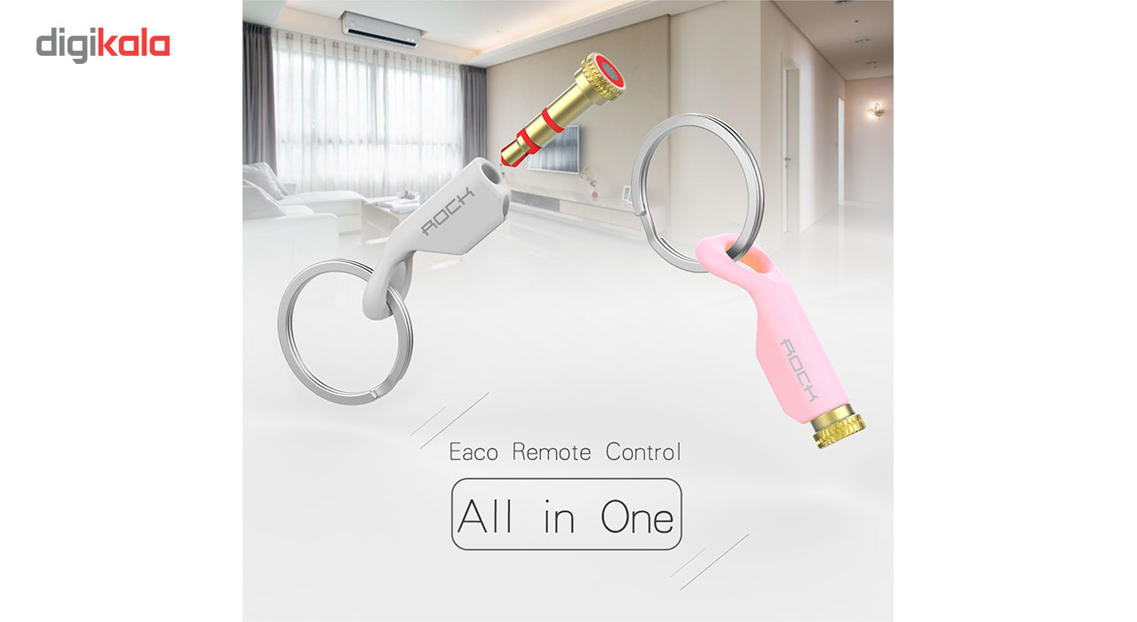 ریموت کنترل راک اسپیس مدل EACO مناسب برای گوشی آیفون
