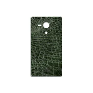 MAHOOT Green-Crocodile-Leather Cover Sticker for Sony Xperia SP
