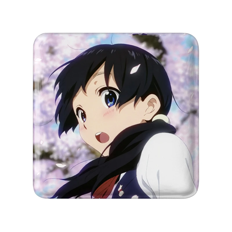 مگنت خندالو طرح کیتاشیراکاوا تاماکو انیمه فروشگاه تاماکو Tamako Market  مدل مربعی کد 22473