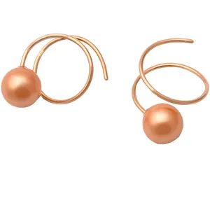 گوشواره طلا 18 عیار رزگالری کد N0010
