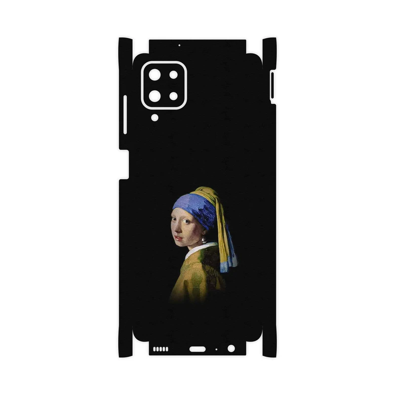 برچسب پوششی ماهوت مدل Girl with a Pearl Earring of Vermeer-FullSkin مناسب برای گوشی موبایل سامسونگ Galaxy A12