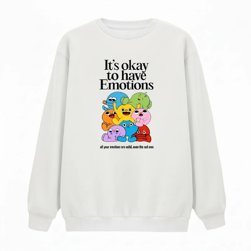 سویشرت زنانه مدل احساسات 