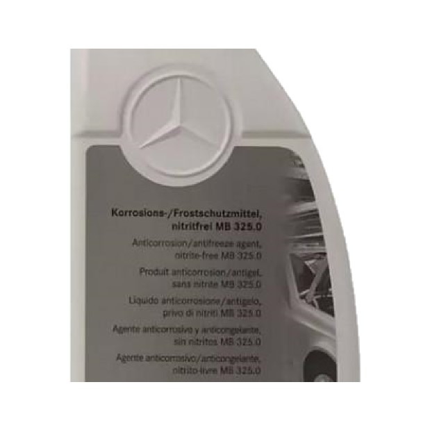 ضد یخ خودرو مرسدس بنز مدل 2520-BLUE حجم 1000 میلی لیتر