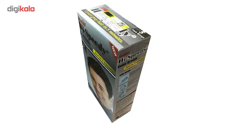 کیت رنگ مو مردانه های اسپیدی شماره 5 حجم 120 میلی لیتر رنگ قهوه ای تیره