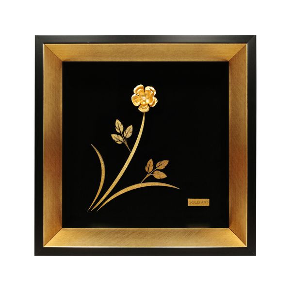 تابلو طلاکوب مارک گلد مدل Flower تابلو طلاکوب مارک گلد مدل Flower