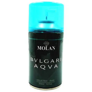 اسپری خوشبو کننده هوا مولن مدل BVLGARI AQVA  حجم 300 میلی لیتر