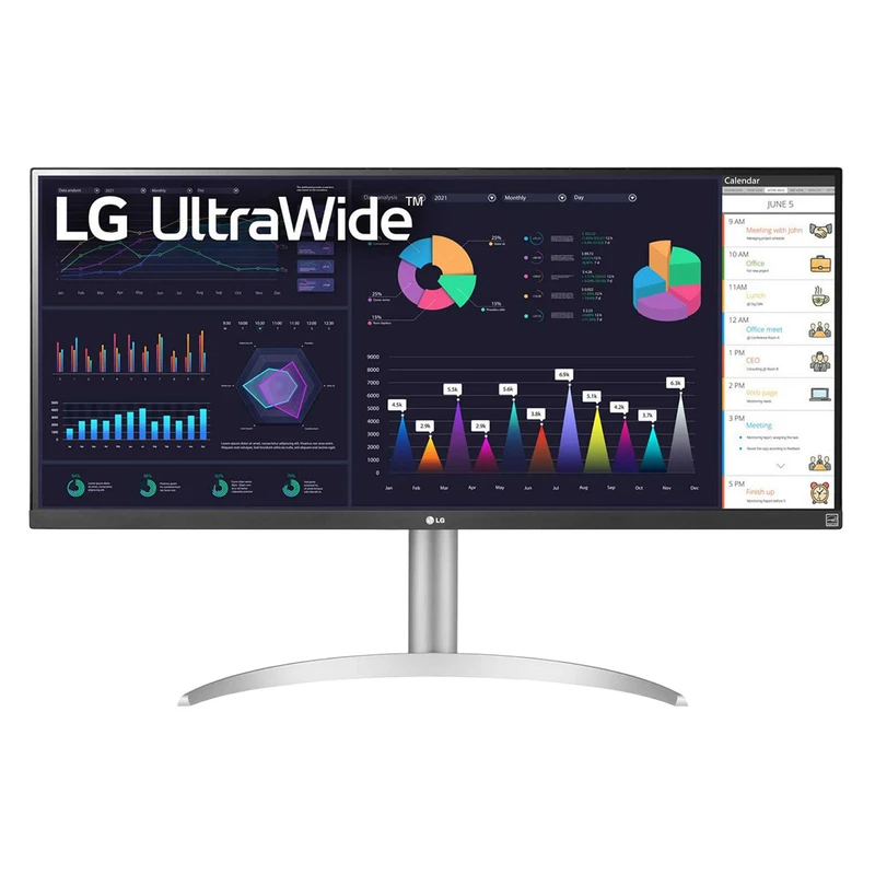 مانیتور مخصوص بازی ال جی مدل 34WQ650-W سایز 34 اینچ