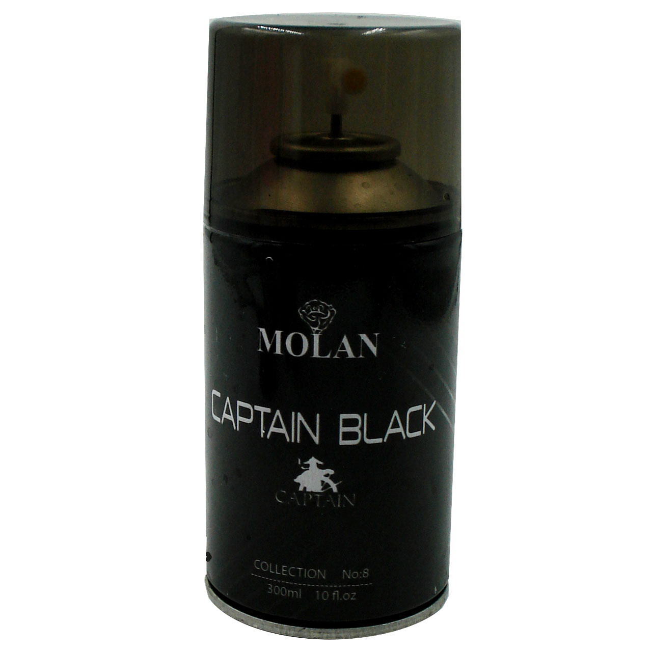 اسپری خوشبو کننده هوا مولن مدل CAPTAIN BLACK حجم 300 میلی لیتر 