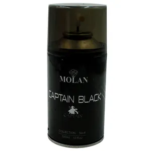 اسپری خوشبو کننده هوا مولن مدل CAPTAIN BLACK حجم 300 میلی لیتر 