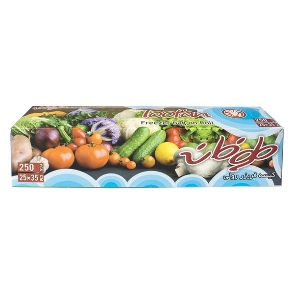 کیسه فریزر طوفان کد TPK-30 بسته 250 عددی کیسه فریزر طوفان کد TPK-30 بسته 250 عددی