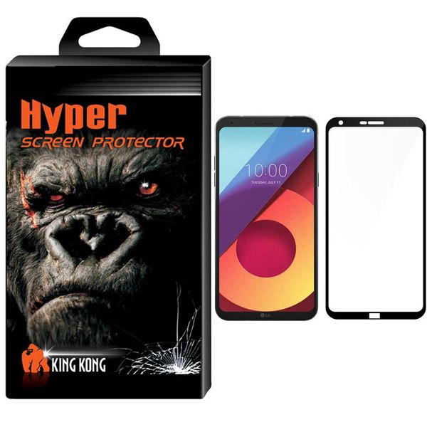 محافظ صفحه نمایش شیشه ای کینگ کونگ مدل Hyper Fullcover مناسب برای گوشی ال جی G6 محافظ صفحه نمایش شیشه ای کینگ کونگ مدل Hyper Fullcover مناسب برای گوشی ال جی G6