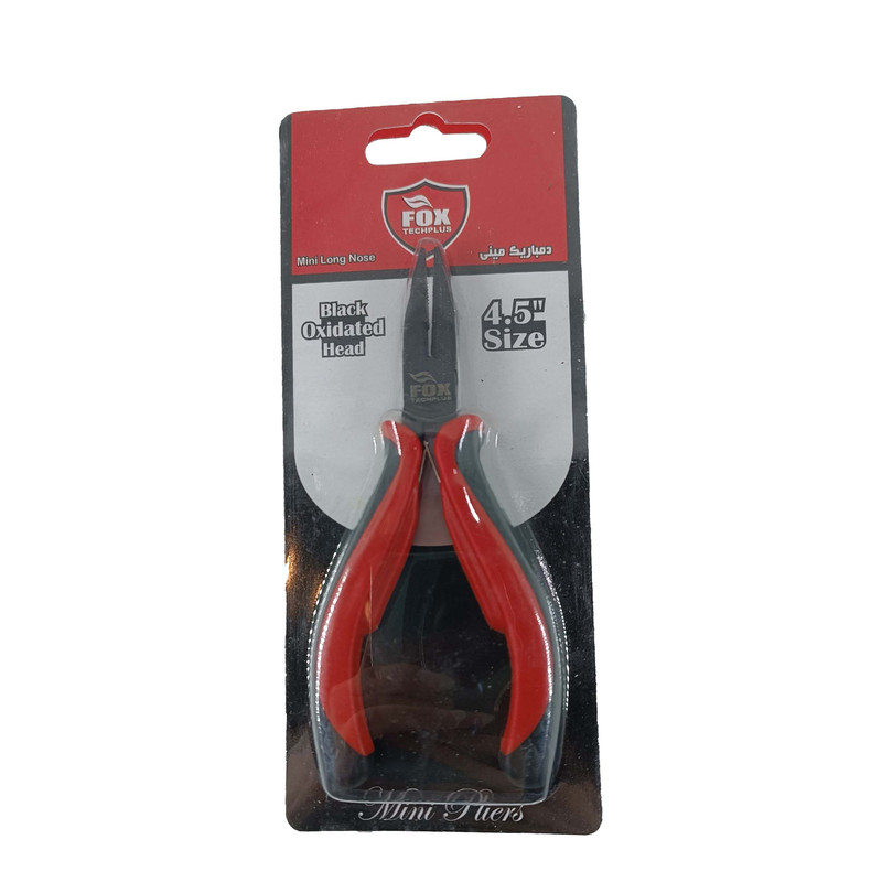 انبر دم باریک فکس مدل مینی سایز 4.5 اینچ انبر دم باریک فکس مدل مینی سایز 4.5 اینچ