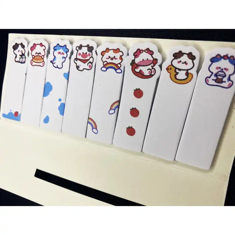 کاغذ یادداشت چسب دار مدل گاو مجموعه 8 عددی