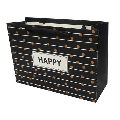 پاکت هدیه طرح خالخالی مدل HAPPY کد 11101010