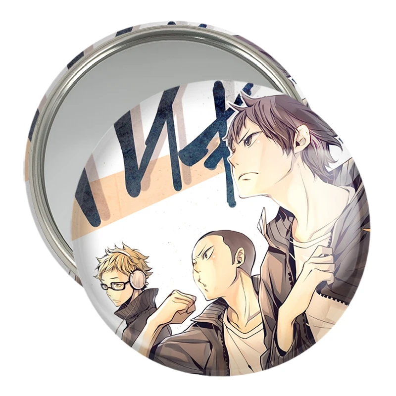 آینه جیبی خندالو مدل تیم کاراسونو انیمه هایکیو Haikyu  کد 17742