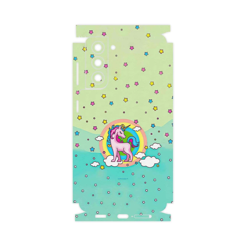 برچسب پوششی ماهوت مدل Rainbow unicorn adventure-FullSkin مناسب برای گوشی موبایل سامسونگ Galaxy S21 5G