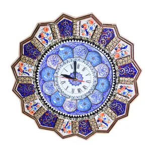 ساعت میناکاری مدل دست ساز خورشیدی کد 35
