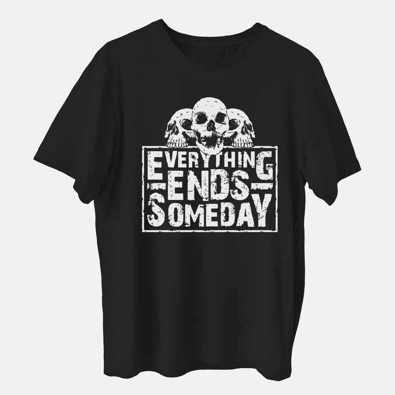 تی شرت آستین کوتاه مردانه مدل اسکلت کد z336