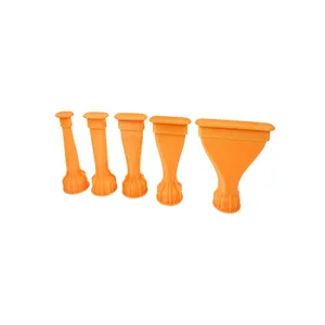 نازل چسب سیلیکون مدل عاج دار بسته 5 عددی
