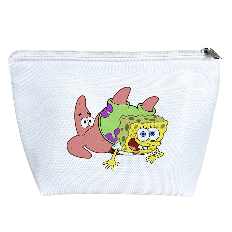 کیف لوازم آرایش دخترانه خندالو مدل باب اسفنجی و پاتریک کد 2260