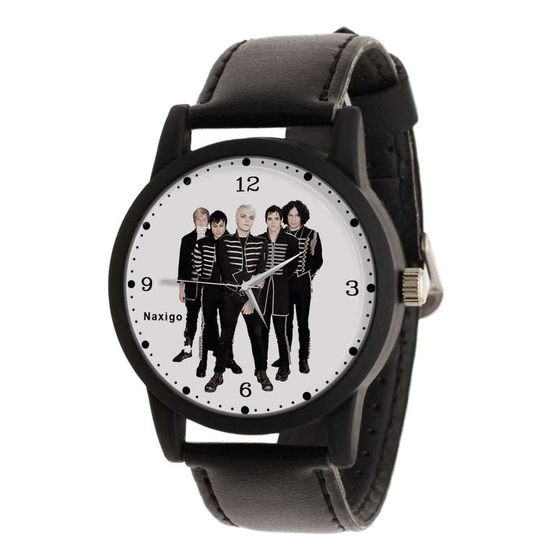 ساعت مچی عقربه ای ناکسیگو مدل My Chemical Romance کد LF14273 ساعت مچی عقربه ای ناکسیگو مدل My Chemical Romance کد LF14273