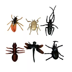 فیگور مدل باغ وحش طرح حشرات کد 99C مجموعه 6 عددی