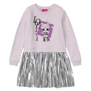 پیراهن آستین بلند دخترانه ال او ال سوپرایز مدل 2025